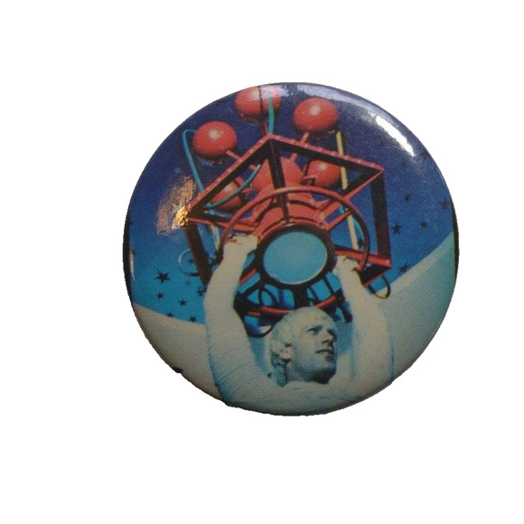 Rocky Horror Picture Show Licensed Button Badge Pin 1983 Halloween Vintage Retro - Picture 1 of 4